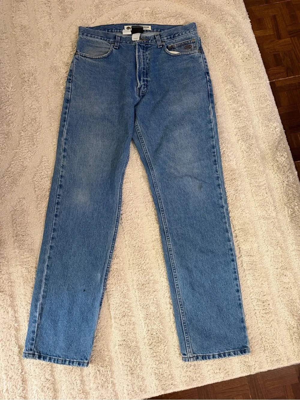 Harley Davidson Men's Blue Straight-leg jeans